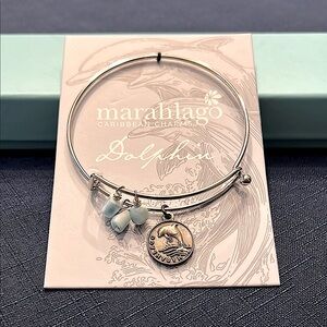 Silver Dolphin Charm Bracelet